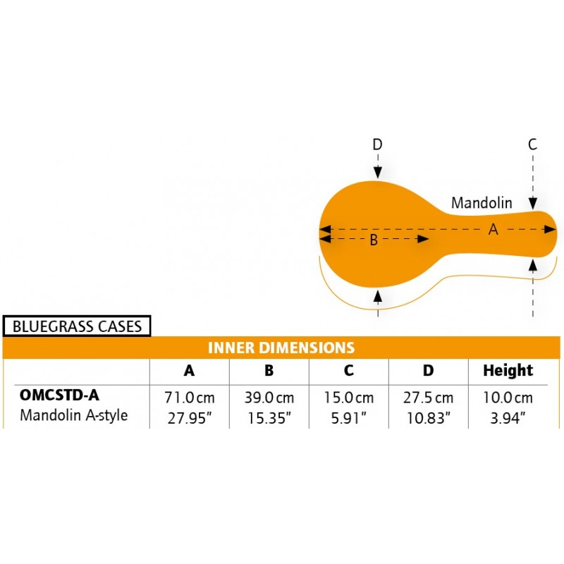 Ortega OMCSTD-A - futerał na mandoline - 2