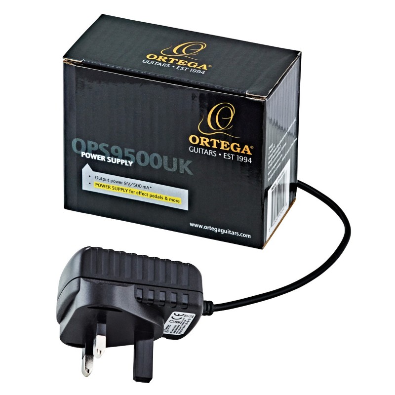 Ortega OPS9500UK - zasilacz 9V 500mA certyfikat UK/PSE - 1