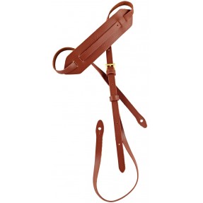 Ortega OSM-BR - skórzany pasek do mandoliny - 1