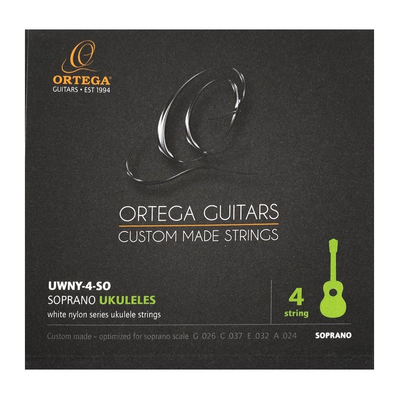 Ortega UWNY-4-SO - struny do ukulele sopranowego - 1