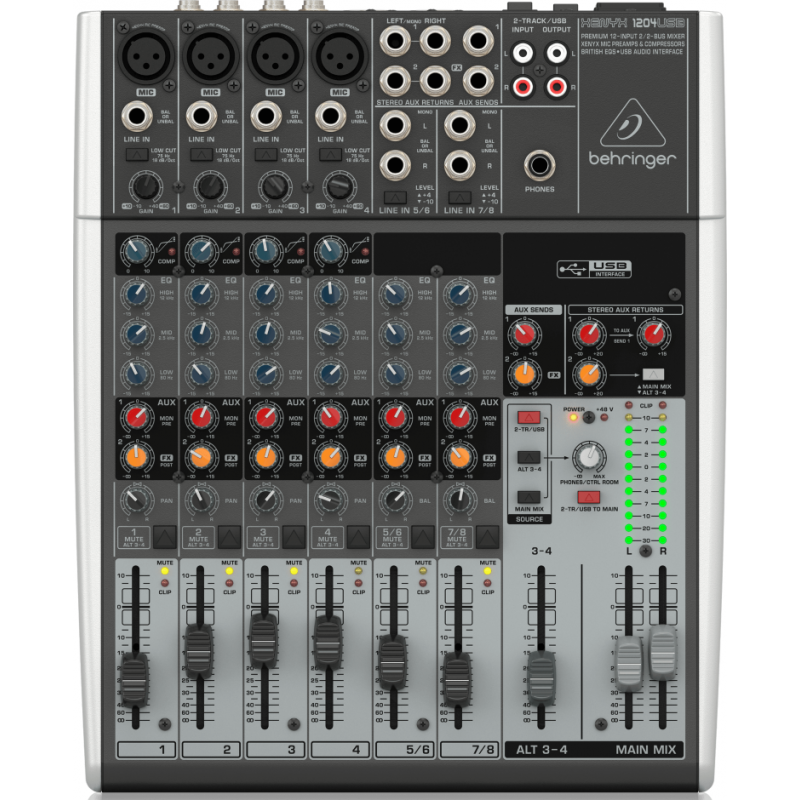 Behringer XENYX 1204 USB - mikser - 3