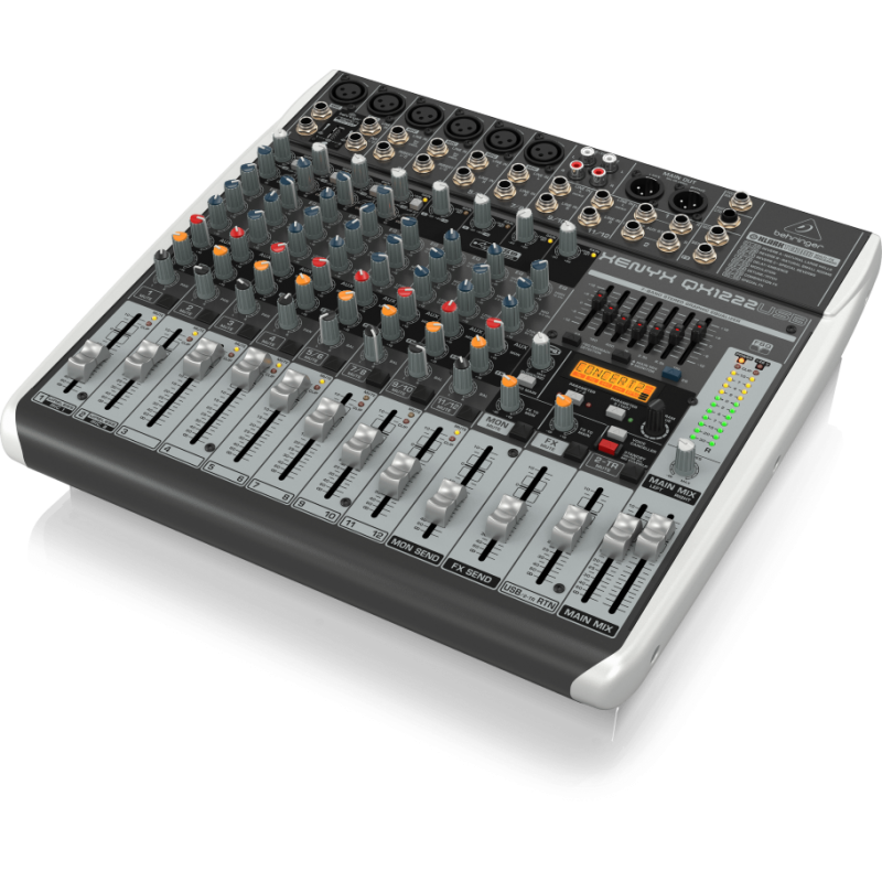 Behringer XENYX QX1222 USB - mikser audio - 3