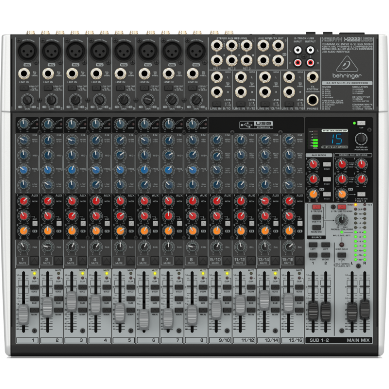 Behringer XENYX X2222 USB - mikser - 2