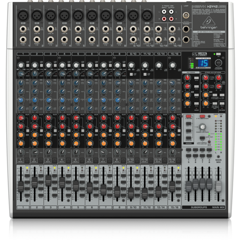Behringer XENYX X2442 USB - mikser audio - 2