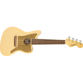 Fender FSR Fullerton Jazzmaster Uke, Vintage White - 1