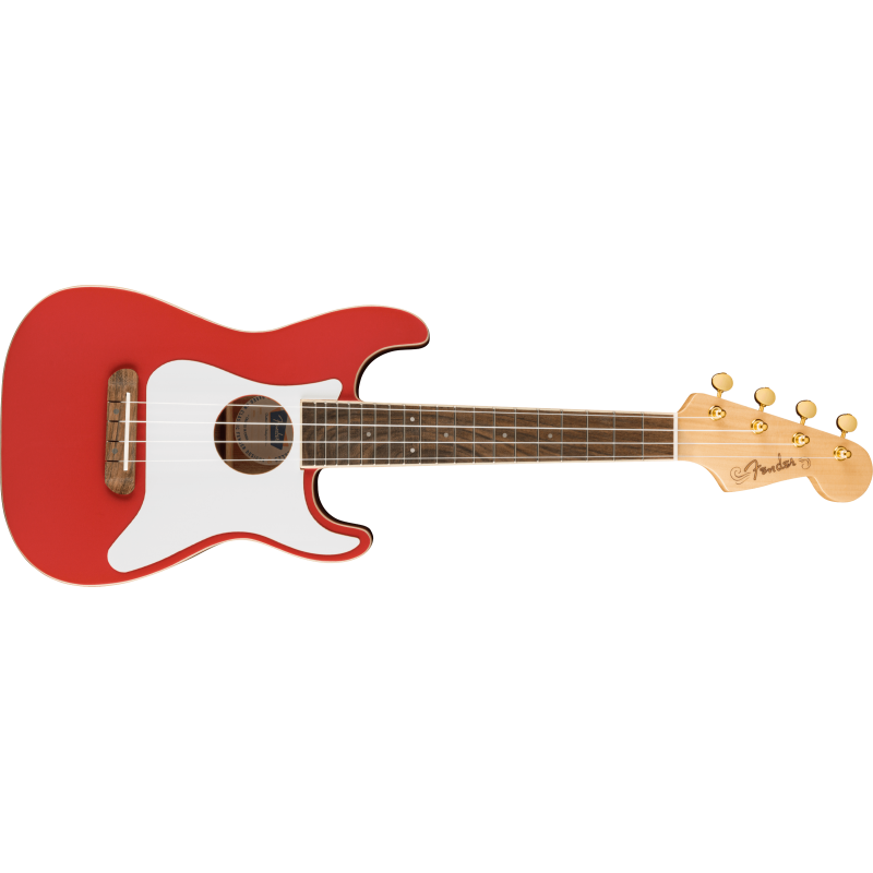 Fender FSR Fullerton Strat Uke, Fiesta Red - 1
