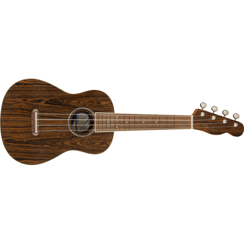Fender Zuma Exotic Concert Ukulele, Walnut Fingerboard, Bocote - 1