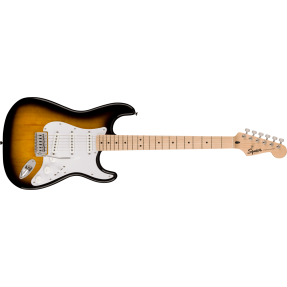 Squier Sonic Stratocaster  MF, White Pickguard, 2-Color Sunburst - 1