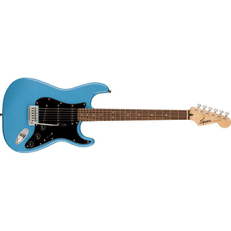 Squier Sonic Stratocaster  LF, Black Pickguard, California Blue - 1