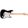 Squier Sonic Stratocaster  MF, White Pickguard, Black - 1