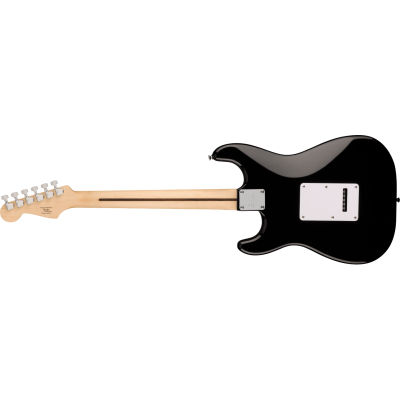 Squier Sonic Stratocaster  MF, White Pickguard, Black - 2