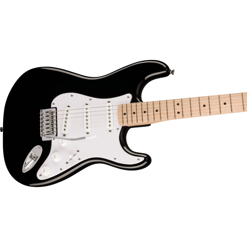 Squier Sonic Stratocaster  MF, White Pickguard, Black - 4