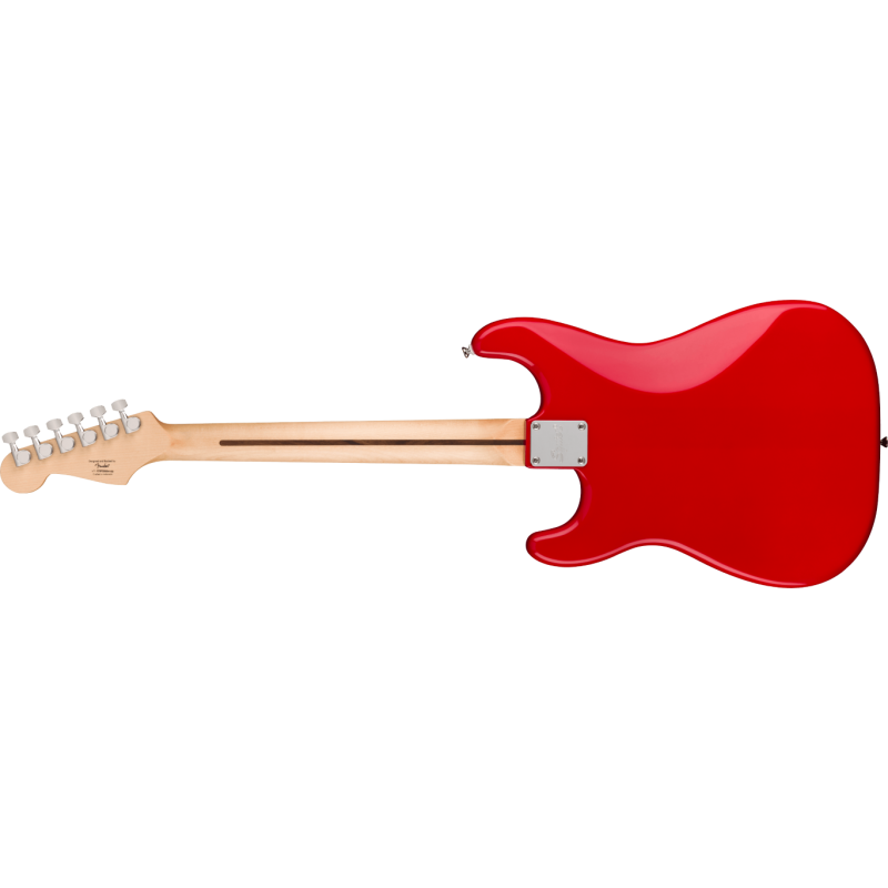Squier Sonic Stratocaster HT, LF, White Pickguard, Torino Red - 2