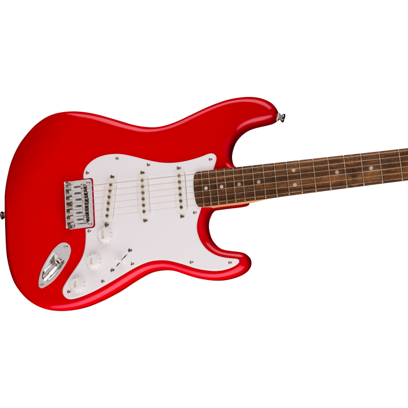 Squier Sonic Stratocaster HT, LF, White Pickguard, Torino Red - 4