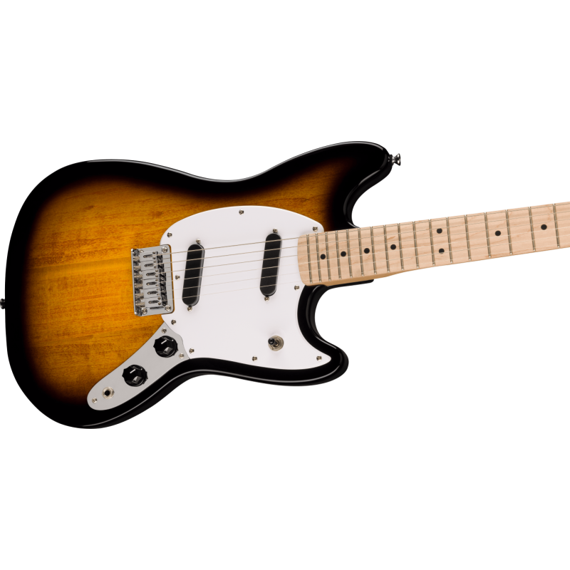 Squier Sonic Mustang  MF, White Pickguard, 2-Color Sunburst - 4