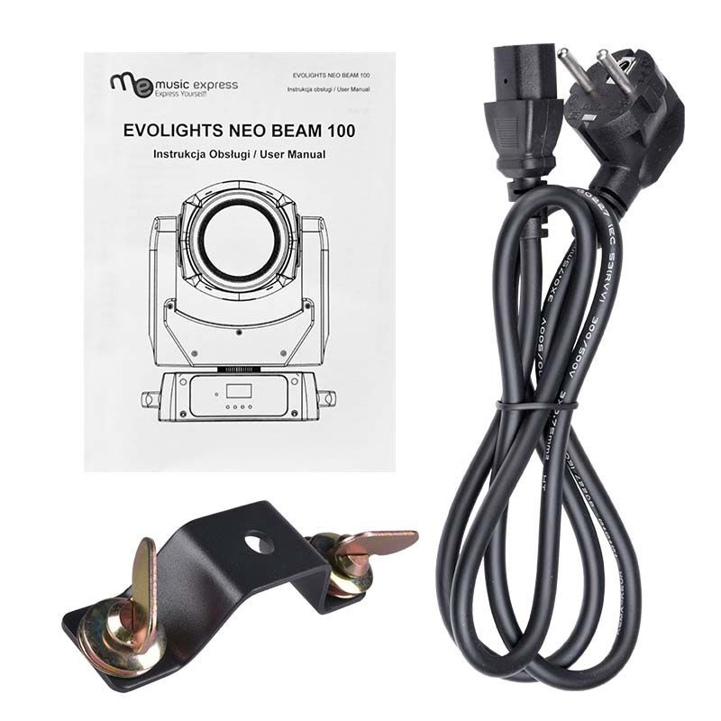 EVOLIGHTS NEO BEAM 100W - głowica ruchoma LED - 8