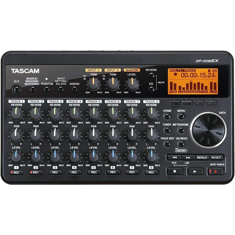 TASCAM DP-008EX - rejestrator, portastudio - 1