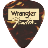 Fender  and Wrangler Picks, 351 Shape, Tortoiseshell, (8) - 1