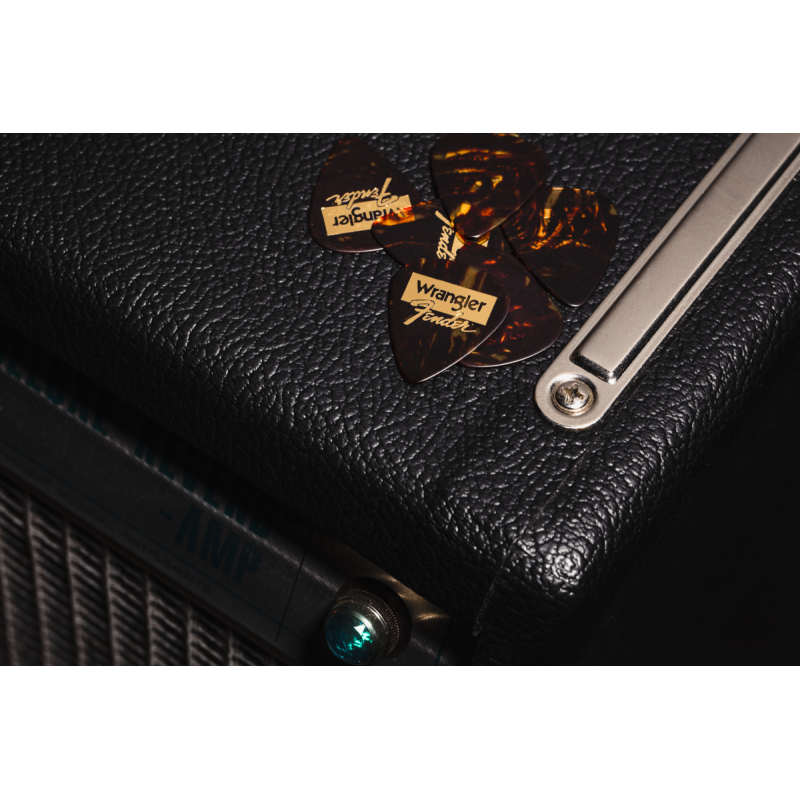 Fender  and Wrangler Picks, 351 Shape, Tortoiseshell, (8) - 4