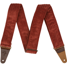 Fender Corduroy Strap, Antique Cherry, 2" - 1