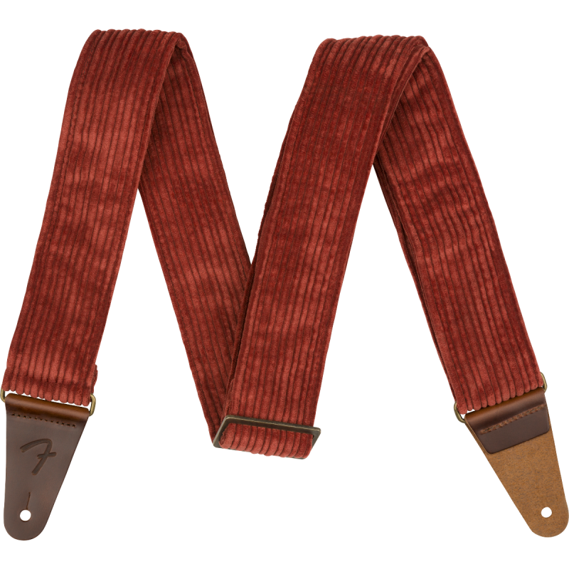 Fender Corduroy Strap, Antique Cherry, 2" - 1