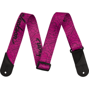 Jackson  Cracked Mirror Strap, Pink, 2" - 1