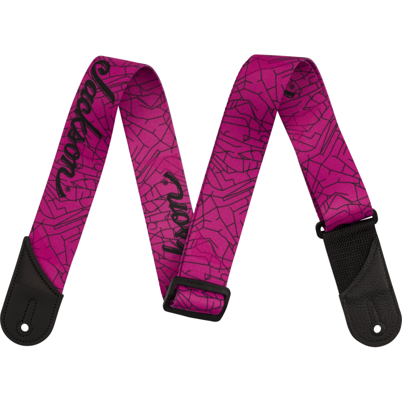 Jackson  Cracked Mirror Strap, Pink, 2" - 1