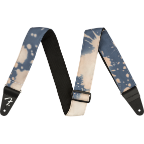 Fender Tie Dye Acid Wash Strap, Faded Navy, 2" - 1