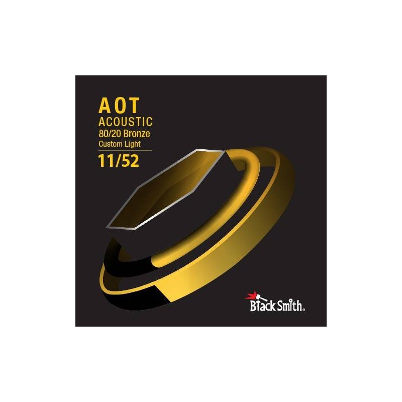 BlackSmith ABR-1152 Custom Light - struny do gitary akustycznej - 1