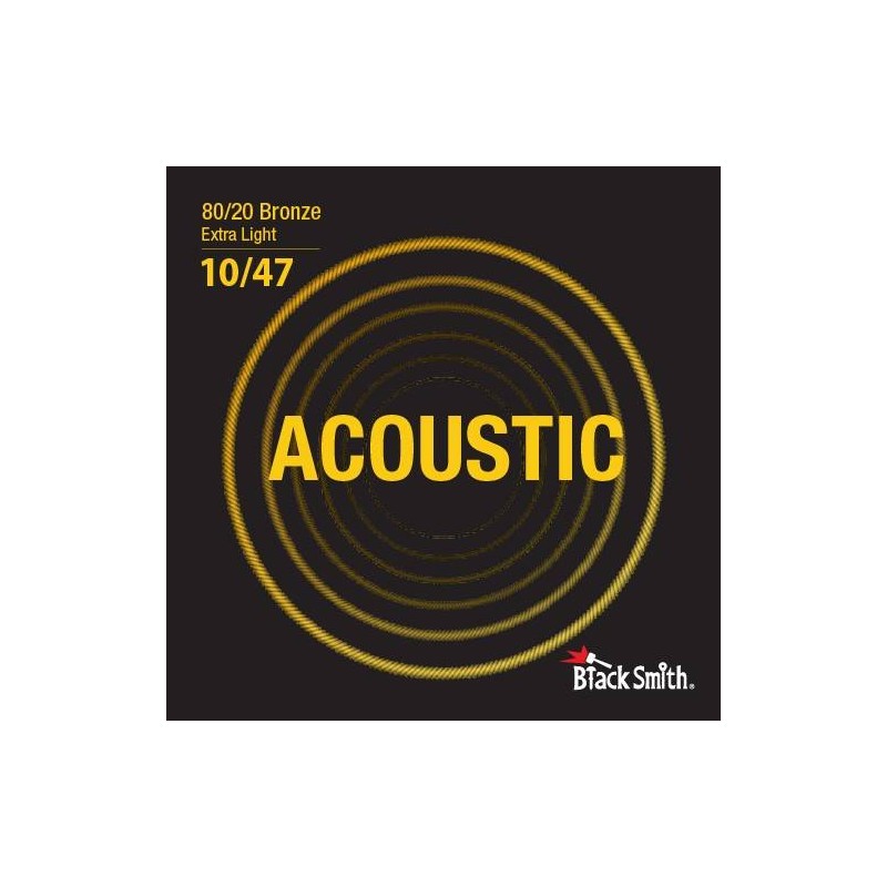 BlackSmith BR-1047 Extra Light - struny do gitary akustycznej - 1