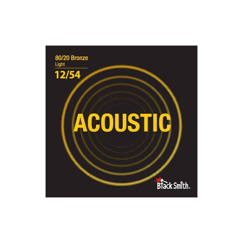 BlackSmith BR-1254 Light - struny do gitary akustycznej - 1