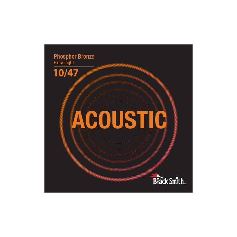 BlackSmith PB-1047 Extra Light - struny do gitary akustycznej - 1