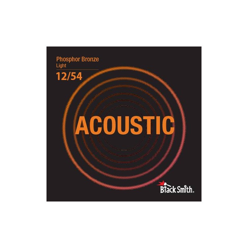 BlackSmith PB-1254 Light - struny do gitary akustycznej - 1