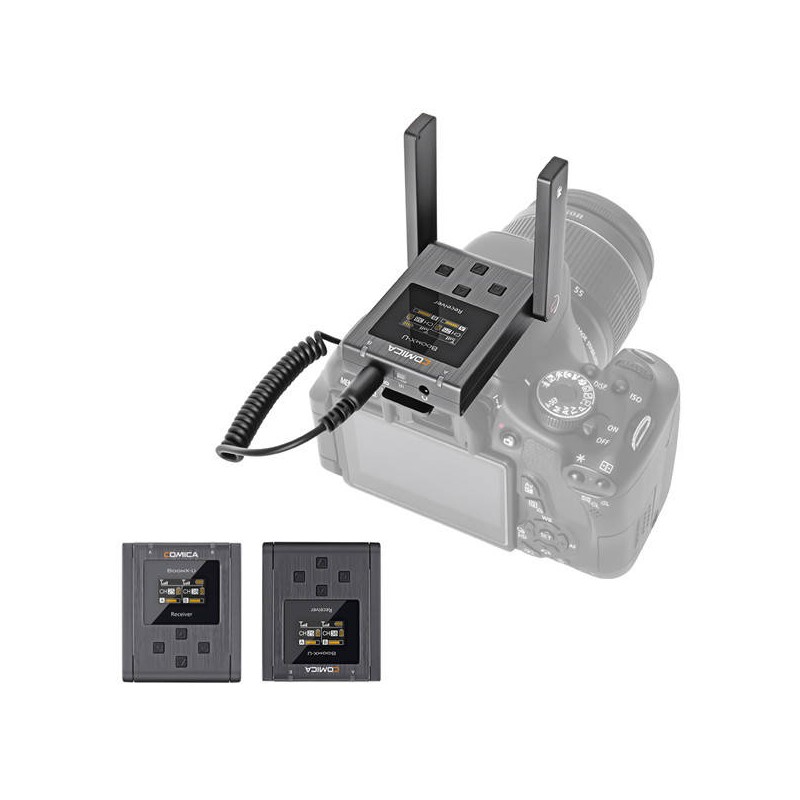 Comica BoomX-U U2 - bezprzewodowy system mikrofonowy do kamery, aparatu, smartfona - 2