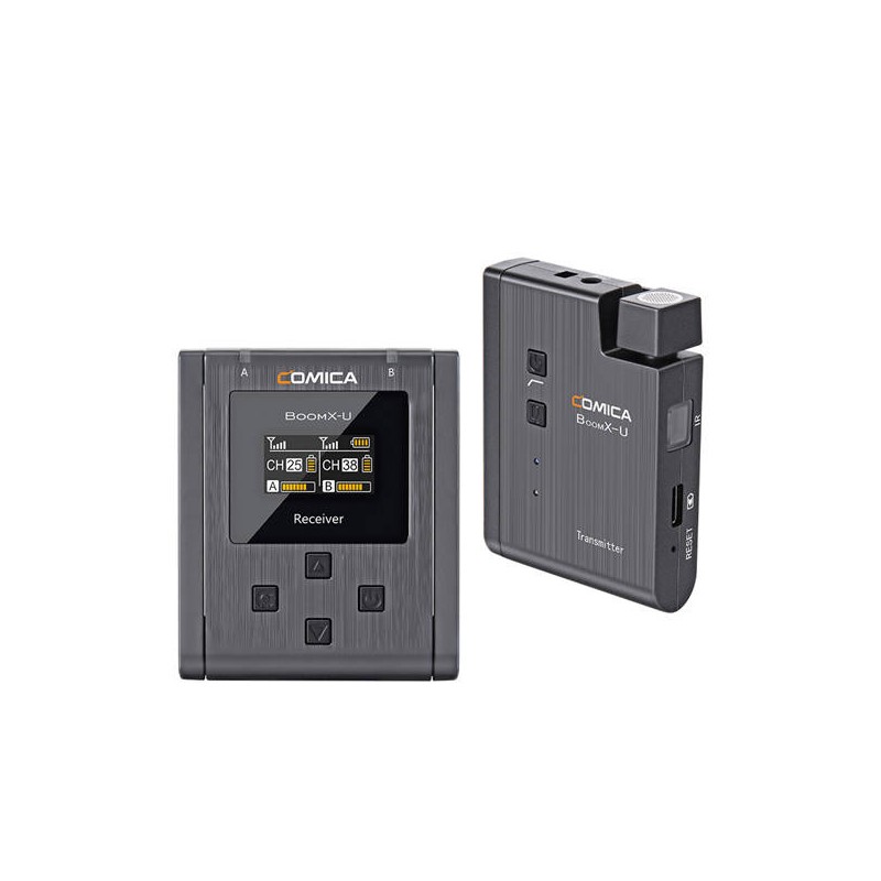 Comica BoomX-U U2 - bezprzewodowy system mikrofonowy do kamery, aparatu, smartfona - 5