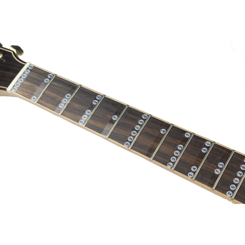 Guitto GFM01 - naklejki na podstrunnicę - 2