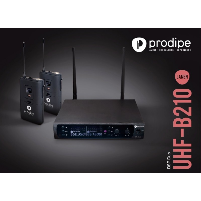 Prodipe B210DUO DSP UHF - system bezprzewodowy - 3