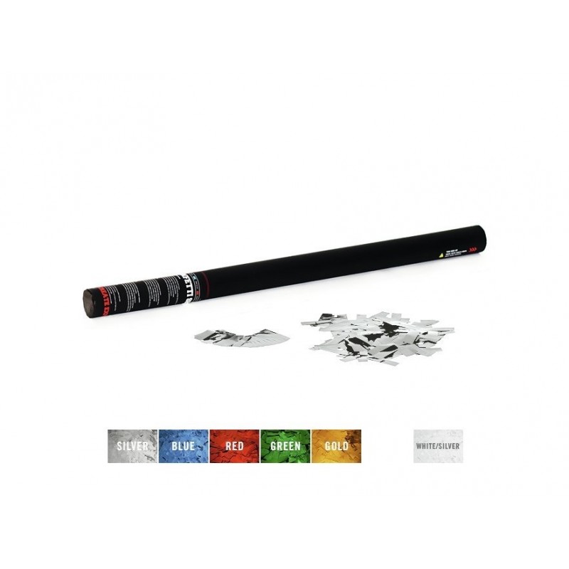 TCM FX Handheld Confetti Cannon 80cm, silver - ręczna wyrzutnia konfetti