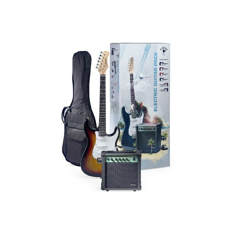 Stagg ESURF 250 SB - gitara elektryczna, zestaw - 1