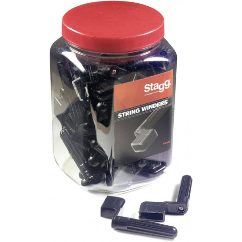 Stagg GSW-40 BK - korbka do nawijania strun (opakowanie 40 szt.) - 1
