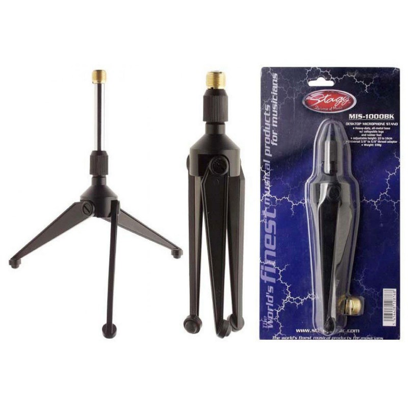 Stagg MIS-1000 BK - statyw mikrofonowy - 1