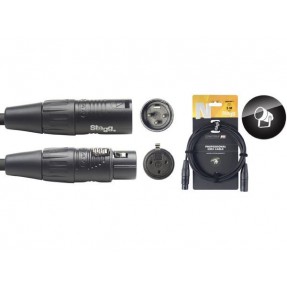 Stagg NDX3R3 - kabel DMX 3m - 1