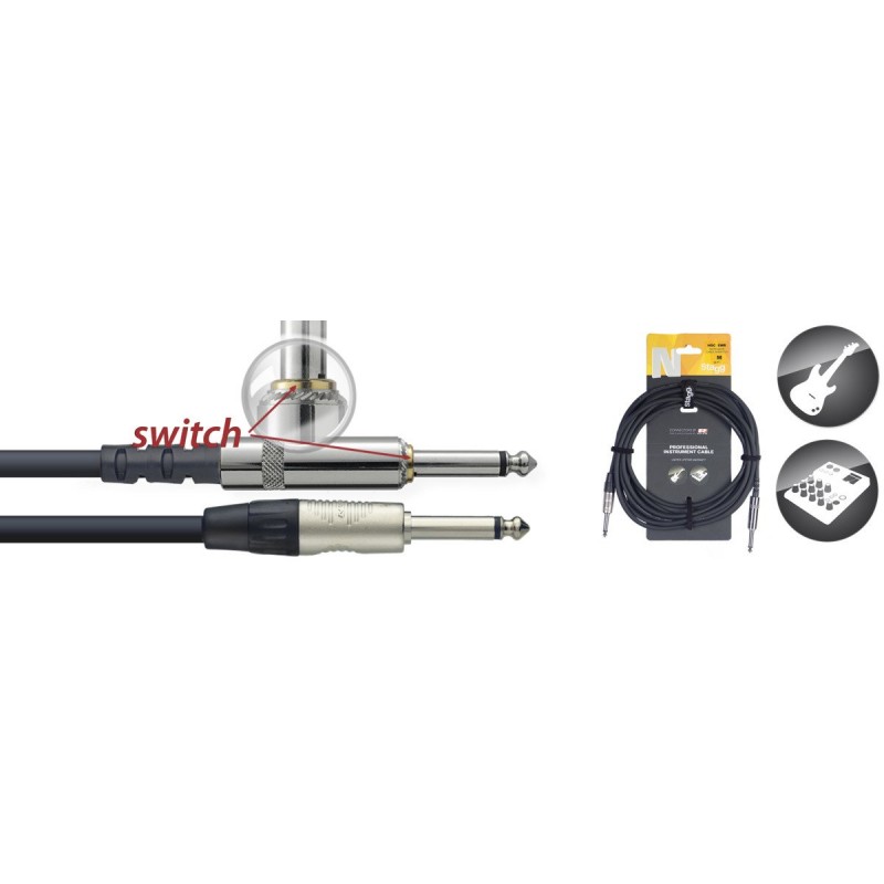 Stagg NGC10SWR - kabel instrumentalny 10m - 1
