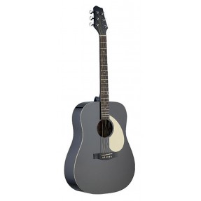 Stagg SA30DBK - gitara akustyczna - 1