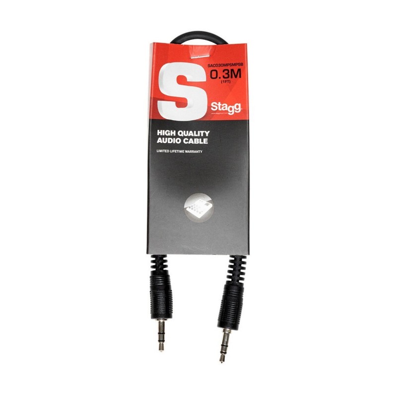 Stagg SAC030MPSMPSB - kabel połączeniowy 30cm - 2