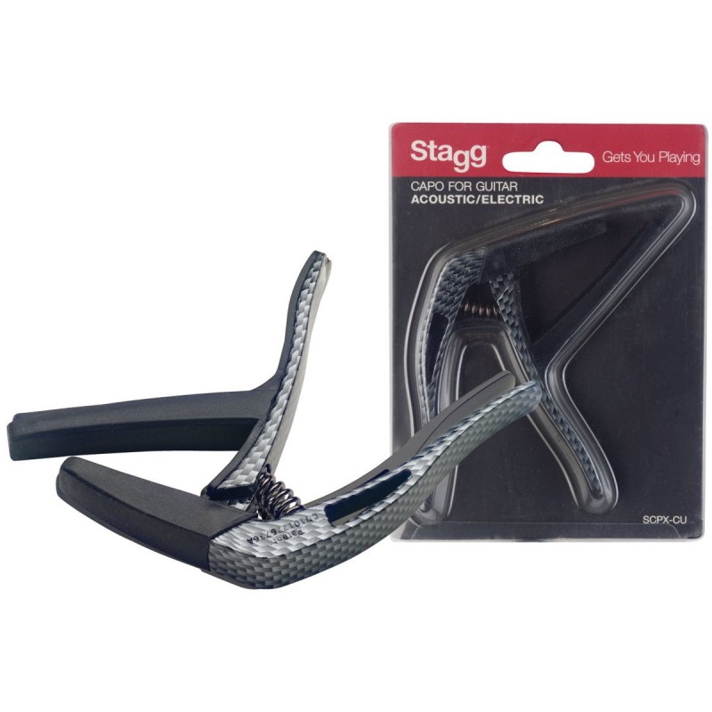 Stagg SCPX-CU CA - kapodaster do gitary - 1
