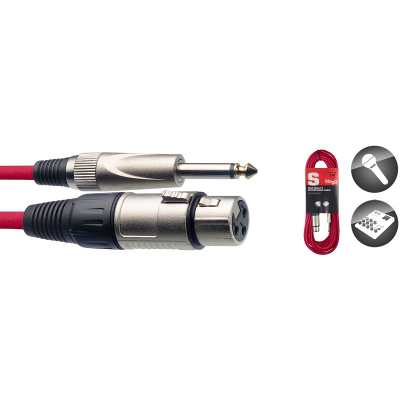Stagg SMC6XP CRD - kabel mikrofonowy 6m - 1