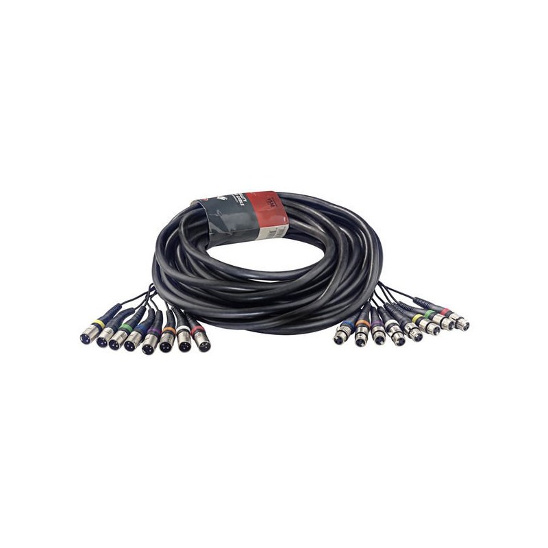 Stagg SML 15/8XF8XM E - multicore 15 m - 1