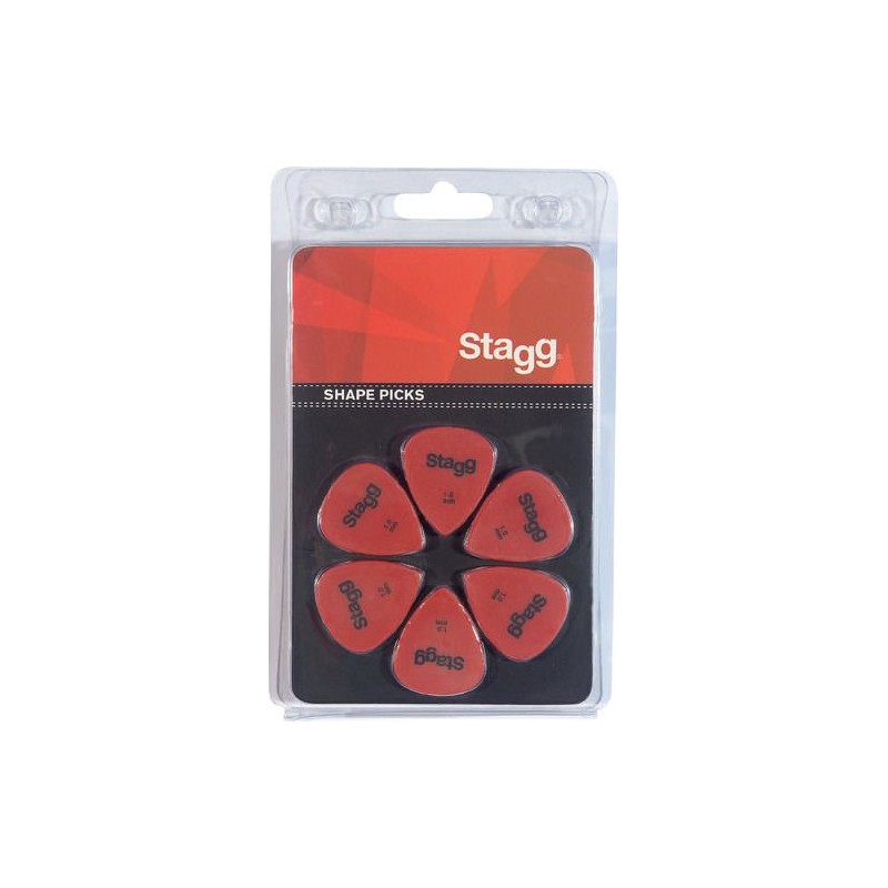Stagg SPSTD X6-1.00 - kostki gitarowe - 1