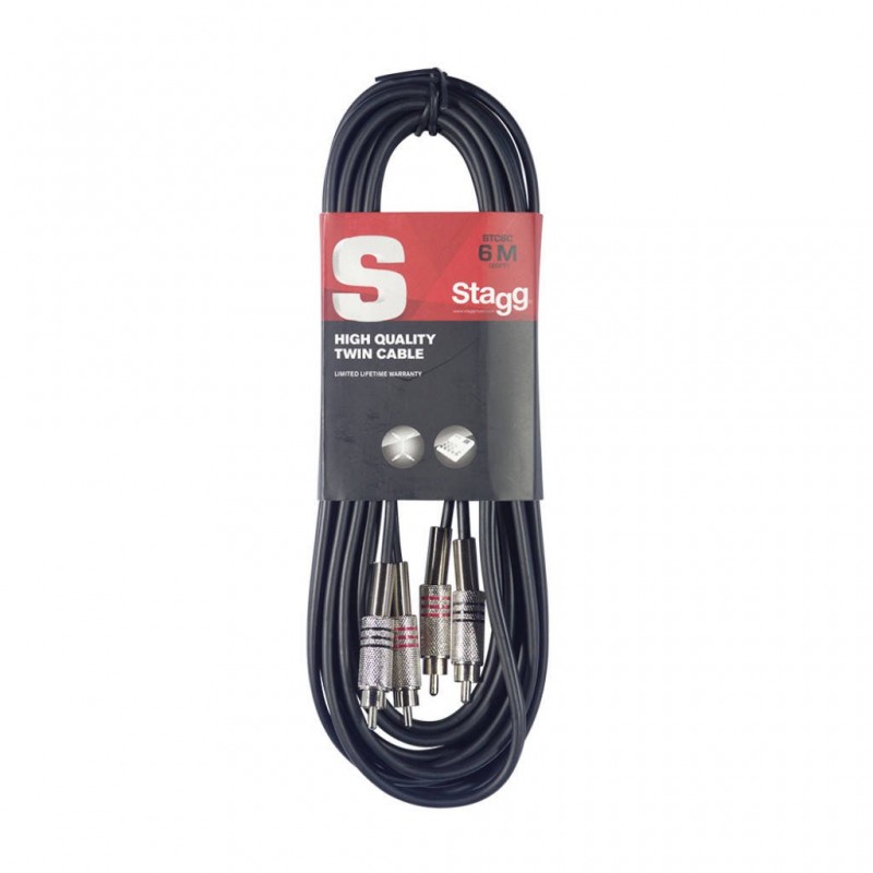 Stagg STC1C - podwójny kabel połączeniowy 1m - 1